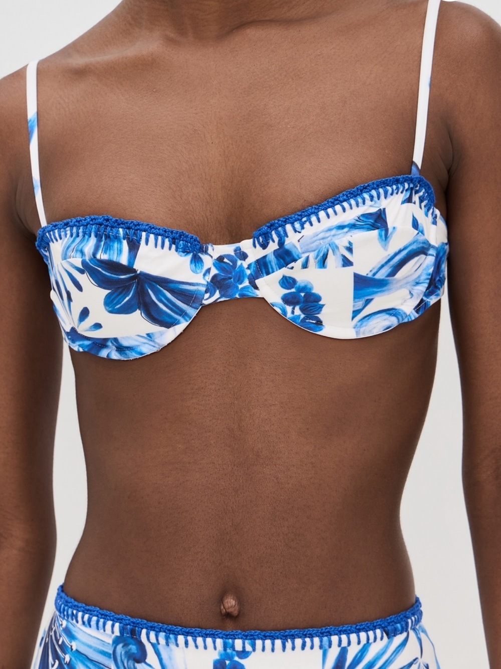 FARM Rio Garden Tiles Underwire Bikini Top